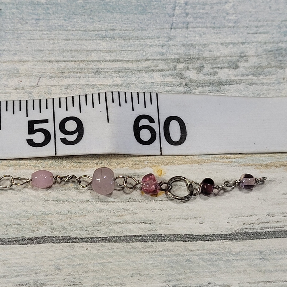 Aero Multicolor Glass Beaded Necklace. - Picture 6 of 8